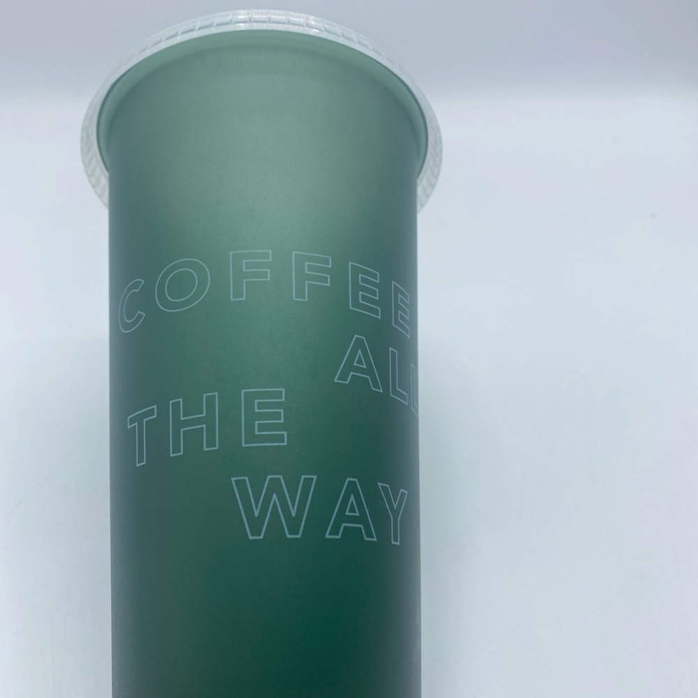 Dark Green 'Coffee All The Way' Starbucks Venti Cold Cup - 2019 Holiday Cups - Picture 6 of 6